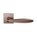 GPF Bouwbeslag Anastasius GPF1314.A2-02R Rangi deurkruk gatdeel op vierkant rozet 50x8 mm rechtswijzend Bronze blend GPF1314A20300-02