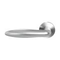 GPF Bouwbeslag RVS GPF1315.09-00L/R Pepe deurkruk gatdeel op rond rozet RVS 50x8 mm links-rechtswijzend RVS geborsteld GPF1315090200-00