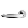 GPF Bouwbeslag RVS GPF1315.49-00L/R Pepe deurkruk gatdeel op rond rozet RVS 50x8 mm links-rechtswijzend RVS gepolijst GPF1315490200-00