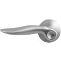 GPF Bouwbeslag RVS GPF1330.00L Kare deurkruk gatdeel op rond rozet 50x8 mm linkswijzend RVS geborsteld GPF1330090200-00