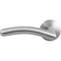 GPF Bouwbeslag RVS GPF2030.00L Mata deurkruk gatdeel op rond rozet 50x8 mm linkswijzend RVS geborsteld GPF2030090200-00