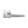 GPF Bouwbeslag RVS GPF2060.09-02R Piko deurkruk gatdeel op vierkant rozet 50x8 mm rechtswijzend RVS geborsteld GPF2060090300-02