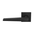GPF Bouwbeslag ZwartWit GPF2060.61-02L Piko deurkruk gatdeel op vierkant rozet 50x8 mm linkswijzend zwart GPF2060610200-02