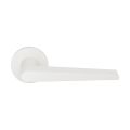 GPF Bouwbeslag ZwartWit GPF2060.62-00 Piko deurkruk op rond rozet 50x8 mm wit GPF2060620100-00