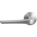 GPF Bouwbeslag RVS GPF2065.09-00L/R Tiki deurkruk gatdeel op rond rozet RVS 50x8 mm links-rechtswijzend RVS geborsteld GPF2065090200-00