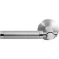 GPF Bouwbeslag RVS GPF2075.09/49-00L/R Moko Duo deurkruk gatdeel op rond rozet RVS geborsteld 50x8 mm links-rechtswijzend RVS geborsteld GPF207509-490200-00