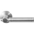 GPF Bouwbeslag RVS GPF2077.09-00 Moko deurkruk op rond rozet RVS 50x8 mm RVS geborsteld GPF2077090100-00