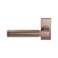 GPF Bouwbeslag Anastasius GPF2080.A2-01 L Kuri deurkruk gatdeel op rechthoekig rozet 70x32 mm linkswijzend Bronze blend GPF2080A20200-01