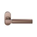 GPF Bouwbeslag Anastasius GPF2080.A2-04 R Kuri deurkruk gatdeel op ovaal rozet 70x32 mm rechtswijzend Bronze blend GPF2080A20300-04