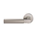 GPF Bouwbeslag Anastasius GPF2080.A3-00 L/R Kuri deurkruk gatdeel op rond rozet L/R 50x8 mm Mocca Blend GPF2080A30200-00