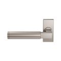GPF Bouwbeslag Anastasius GPF2080.A3-01 L Kuri deurkruk gatdeel op rechthoekig rozet 70x32 mm linkswijzend Mocca blend GPF2080A30200-01