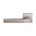 GPF Bouwbeslag Anastasius GPF2080.A3-02 L Kuri deurkruk gatdeel op vierkant rozet 50x8 mm linkswijzend Mocca blend GPF2080A30200-02