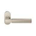 GPF Bouwbeslag Anastasius GPF2080.A4-04 R Kuri deurkruk gatdeel op ovaal rozet 70x32 mm rechtswijzend Champagne blend GPF2080A40300-04