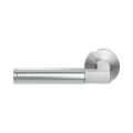 GPF Bouwbeslag RVS GPF2082.09-00L/R Tiki deurkruk gatdeel op rond rozet RVS 50x8 mm links-rechtswijzend RVS geborsteld GPF2082090200-00