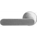 GPF Bouwbeslag RVS GPF2095.49/09-00L/R Knipo deurkruk gatdeel op rond rozet 50x8 mm RVS gepolijst GPF209549-090200-00