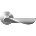 GPF Bouwbeslag RVS GPF3022.00R Moana deurkruk gatdeel op rond rozet 50x8 mm rechtswijzend RVS geborsteld GPF3022090300-00