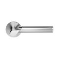 GPF Bouwbeslag RVS GPF3025.00R Horo duo deurkruk gatdeel op rond rozet 50x8 mm rechtswijzend RVS geborsteld GPF302509-490300-00