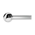GPF Bouwbeslag RVS GPF3025.00R Horo duo deurkruk gatdeel op rond rozet 50x8 mm rechtswijzend RVS gepolijst GPF302549-090300-00