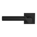 GPF Bouwbeslag ZwartWit GPF3025.61-02L Horo deurkruk gatdeel op vierkant rozet 50x8 mm linkswijzend zwart GPF3025610200-02