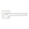 GPF Bouwbeslag ZwartWit GPF3025.62-02 Horo deurkruk op vierkant rozet 50x8 mm wit GPF3025620100-02