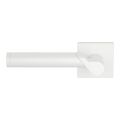 GPF Bouwbeslag ZwartWit GPF3025.62-02L Horo deurkruk gatdeel op vierkant rozet 50x8 mm linkswijzend wit GPF3025620200-02