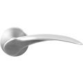 GPF Bouwbeslag RVS GPF3035.00R Kai deurkruk gatdeel op rond rozet 50x8 mm rechtswijzend RVS geborsteld GPF3035090300-00