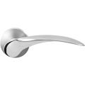 GPF Bouwbeslag RVS GPF3037.00R Kai duo deurkruk gatdeel op rond rozet 50x8 mm rechtswijzend RVS geborsteld GPF303709-490300-00
