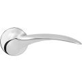 GPF Bouwbeslag RVS GPF3037.00R Kai duo deurkruk gatdeel op rond rozet 50x8 mm rechtswijzend RVS gepolijst GPF303749-090300-00