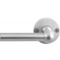 GPF Bouwbeslag RVS GPF3040.09-06L/R Hipi deurkruk gatdeel op rond rozet RVS 50x2 mm links-rechtswijzend RVS geborsteld GPF3040090200-06