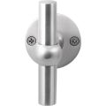 GPF Bouwbeslag RVS GPF3045.09-06 Hipi kruiskruk op rond rozet 50x2 mm RVS geborsteld GPF3045090100-06