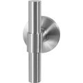GPF Bouwbeslag RVS GPF3046.09-00 Hipi Deux kruiskruk op rond rozet 50x8 mm RVS geborsteld GPF3046090100-00