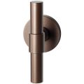 GPF Bouwbeslag Anastasius 3046.A2-05 Hipi Deux kruisknop vast met knopvastzetter 103 mm op rond rozet Bronze blend GPF3046A20400-05