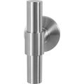 GPF Bouwbeslag RVS GPF3047.09-00 Hipi Deux+ kruiskruk op rond rozet 50x8 mm RVS geborsteld GPF3047090100-00