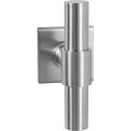 GPF Bouwbeslag RVS GPF3047.02L Hipi Deux+ kruiskruk op vierkant rozet 50x50x8 mm linkswijzend RVS geborsteld GPF3047090200-02