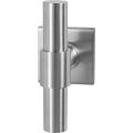GPF Bouwbeslag RVS GPF3047.02R Hipi Deux+ kruiskruk op vierkant rozet 50x50x8 mm rechtswijzend RVS geborsteld GPF3047090300-02