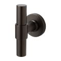 GPF Bouwbeslag Anastasius 3047.A1-00 Hipi Deux+ kruisknop vast met knopvastzetter 105,5 mm op rond rozet 50x8 mm Dark blend GPF3047A10400-00