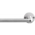 GPF Bouwbeslag RVS GPF3050.09-06L/R Hipi deurkruk gatdeel op rond rozet RVS 50x2 mm links-rechtswijzend RVS geborsteld GPF3050090200-06