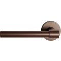 GPF Bouwbeslag Anastasius 3051.A2-05 L Hipi Deux deurkruk gatdeel 139 mm op ronde rozet 50x6 mm linkswijzend Bronze blend GPF3051A20200-05