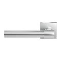 GPF Bouwbeslag RVS GPF3052.02L Hipi Deux+ deurkruk gatdeel op vierkant rozet 50x50x8 mm linkswijzend RVS geborsteld GPF3052090200-02