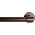 GPF Bouwbeslag Anastasius 3052.A2-00 L/R Hipi Deux+ deurkruk gatdeel 141,5 mm op ronde rozet 50x8 mm links-rechtswijzend Bronze blend GPF3052A20200-00