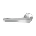 GPF Bouwbeslag RVS GPF3112.09-00L Rua deurkruk gatdeel op rond rozet 50x8 mm linkswijzend RVS geborsteld GPF3112090200-00