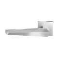 GPF Bouwbeslag RVS GPF3112.09-02L Rua deurkruk gatdeel op vierkant rozet 50x8 mm linkswijzend RVS geborsteld GPF3112090200-02