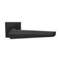 GPF Bouwbeslag ZwartWit GPF3112.61-02 GPF3112.61.02 Rua deurkruk op vierkant rozet 50x8 mm zwart GPF3112610100-02