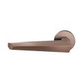 GPF Bouwbeslag Anastasius GPF3112.A2-00L Rua deurkruk gatdeel op rond rozet 50x8 mm linkswijzend Bronze blend GPF3112A20200-00