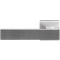 GPF Bouwbeslag RVS GPF3115.02L Hinu deurkruk gatdeel op vierkant rozet 50x50x8 mm linkswijzend RVS geborsteld GPF3115090200-02