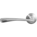 GPF Bouwbeslag RVS GPF3120.00L Kore deurkruk gatdeel op rond rozet 50x8 mm linkswijzend RVS geborsteld GPF3120090200-00