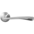 GPF Bouwbeslag RVS GPF3120.00R Kore deurkruk gatdeel op rond rozet 50x8 mm rechtswijzend RVS geborsteld GPF3120090300-00
