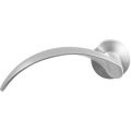 GPF Bouwbeslag RVS GPF3130.00L Kanga deurkruk gatdeel op rond rozet 50x8 mm linkswijzend RVS geborsteld GPF3130090200-00