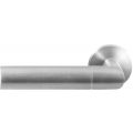 GPF Bouwbeslag RVS GPF3140.09-00L/R Nana deurkruk gatdeel op rond rozet RVS 50x8 mm links-rechtswijzend RVS geborsteld GPF3140090200-00