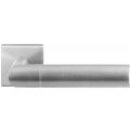 GPF Bouwbeslag RVS GPF3140.02R Nana deurkruk gatdeel op vierkant rozet 50x50x8 mm rechtswijzend RVS geborsteld GPF3140090300-02